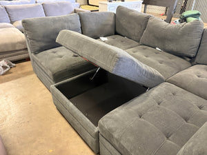 ThomasVille Tisdale 6-Piece Fabric Sectional - Gray