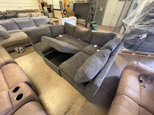 ThomasVille Tisdale 6-Piece Fabric Sectional - Gray
