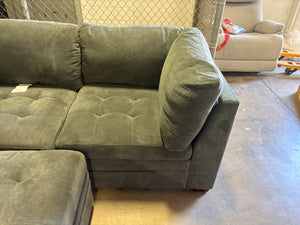 Tisdale Corner Chair - Gray
