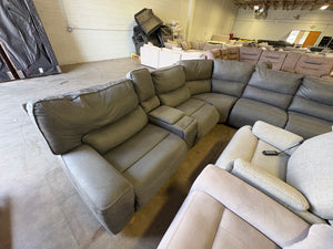 Sweeney Fabric Power Reclining Sectional
