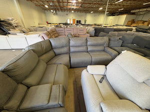 Sweeney Fabric Power Reclining Sectional
