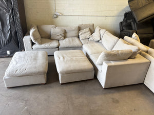 Lowell 7-Piece Modular Sectional - Gray