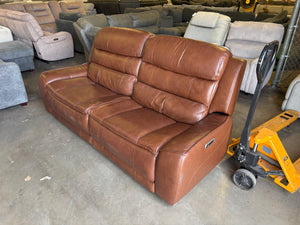 Rhodes Leather Power Reclining Sofa