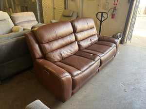 Rhodes Leather Power Reclining Sofa