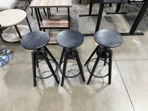 3 Adjustable Height Barstools
