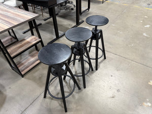 3 Adjustable Height Barstools