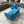 Blue MCM Velvet Sofa and Chair