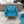 Blue MCM Velvet Sofa and Chair