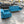 Blue MCM Velvet Sofa and Chair