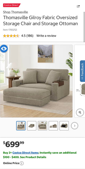 Gilroy Oversized Chair