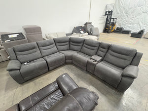 Kelsee Fabric Power Reclining Sectional
