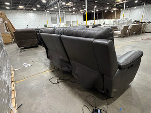 Wylder Leather Power Sectional