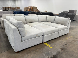 Rockford 6-Piece Fabric Modular Sectional
