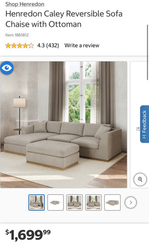 Henredon Caley Sectional
