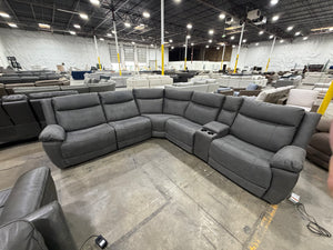 Zakary Fabric Power Sectional
