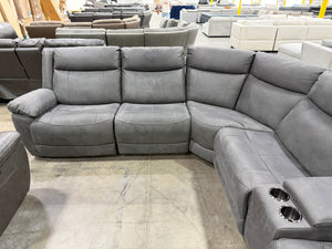 Zakary Fabric Power Sectional