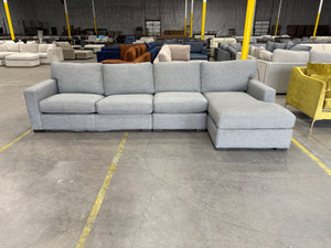 Crate & Barrel Axis Sleeper Sectional