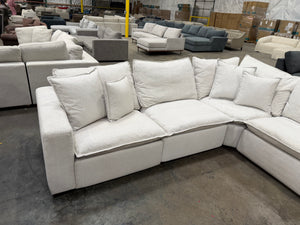 Alena Fabric Power Sectional