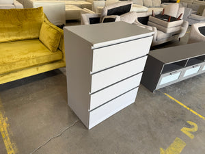 Grey 4 Drawer Dresser