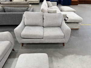 MCM Sofa, Loveseat and Chair Set with Ottoman