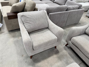 MCM Sofa, Loveseat and Chair Set with Ottoman