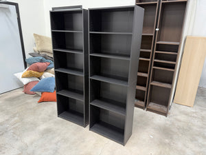 Black Bookshelf Set