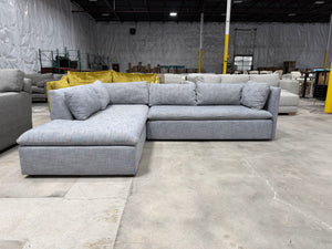West Elm Shelter 2-Piece Bumper Chaise Sectional