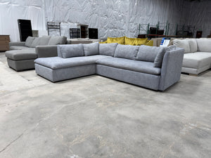West Elm Shelter 2-Piece Bumper Chaise Sectional