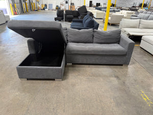 Article Soma Sleeper Sectional (Twilight Grey)
