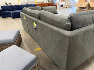 Tisdale 6-Piece Fabric Sectional - Gray