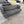 CB2 Avec Grey Sofa Brushed Stainless Steel Legs