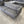 CB2 Avec Grey Sofa Brushed Stainless Steel Legs
