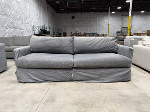 Crate and Barrel Unwind 92" Slipcovered Slipcover Sofa