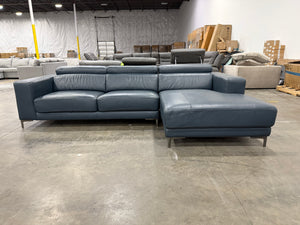 Claudius Leather Sectional