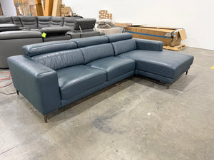 Claudius Leather Sectional
