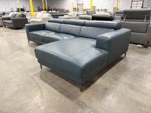 Claudius Leather Sectional