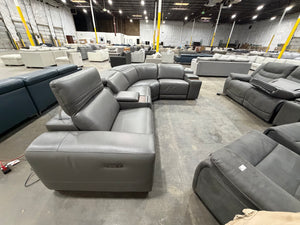 Karson Power Sectional - Gray