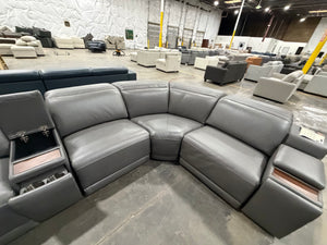 Karson Power Sectional - Gray