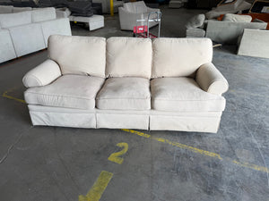 Beige 3 seat sofa