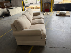 Beige 3 seat sofa