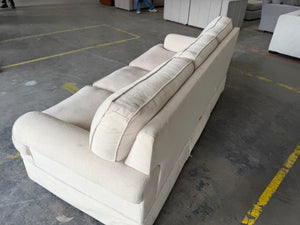 Beige 3 seat sofa