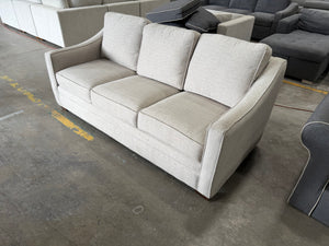 Taupe Sofa with Pullout Mattress