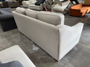 Taupe Sofa with Pullout Mattress