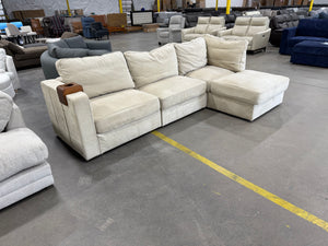 Beige 4 base/ 5 Side LoveSac Sectional