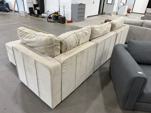 Beige 4 base/ 5 Side LoveSac Sectional