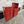 Red Kitchen Pantry Cabinet Set