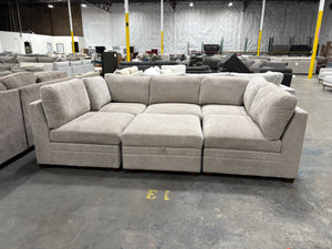 ThomasVille Tisdale 6-Piece Fabric Sectional - Taupe