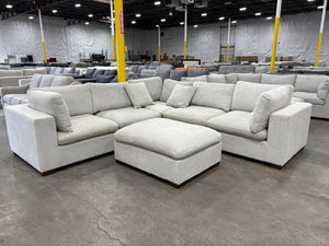 ThomasVille Lowell 6-Piece Modular Sectional - Light Gray