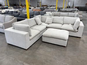 ThomasVille Lowell 6-Piece Modular Sectional - Light Gray