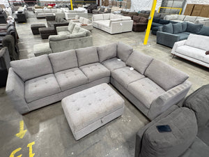 Yvette 3-Piece Fabric Sectional